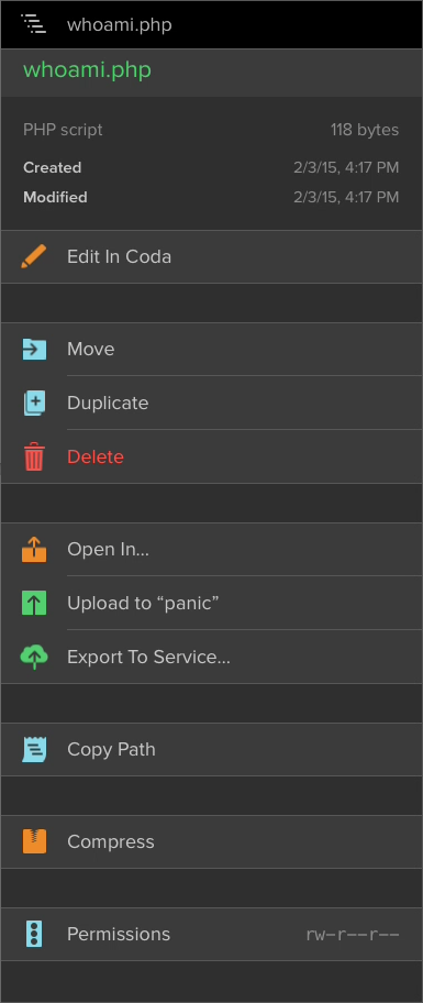 file info file info